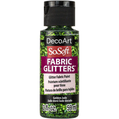 Decoart SoSoft Fabric Glitters, 2oz