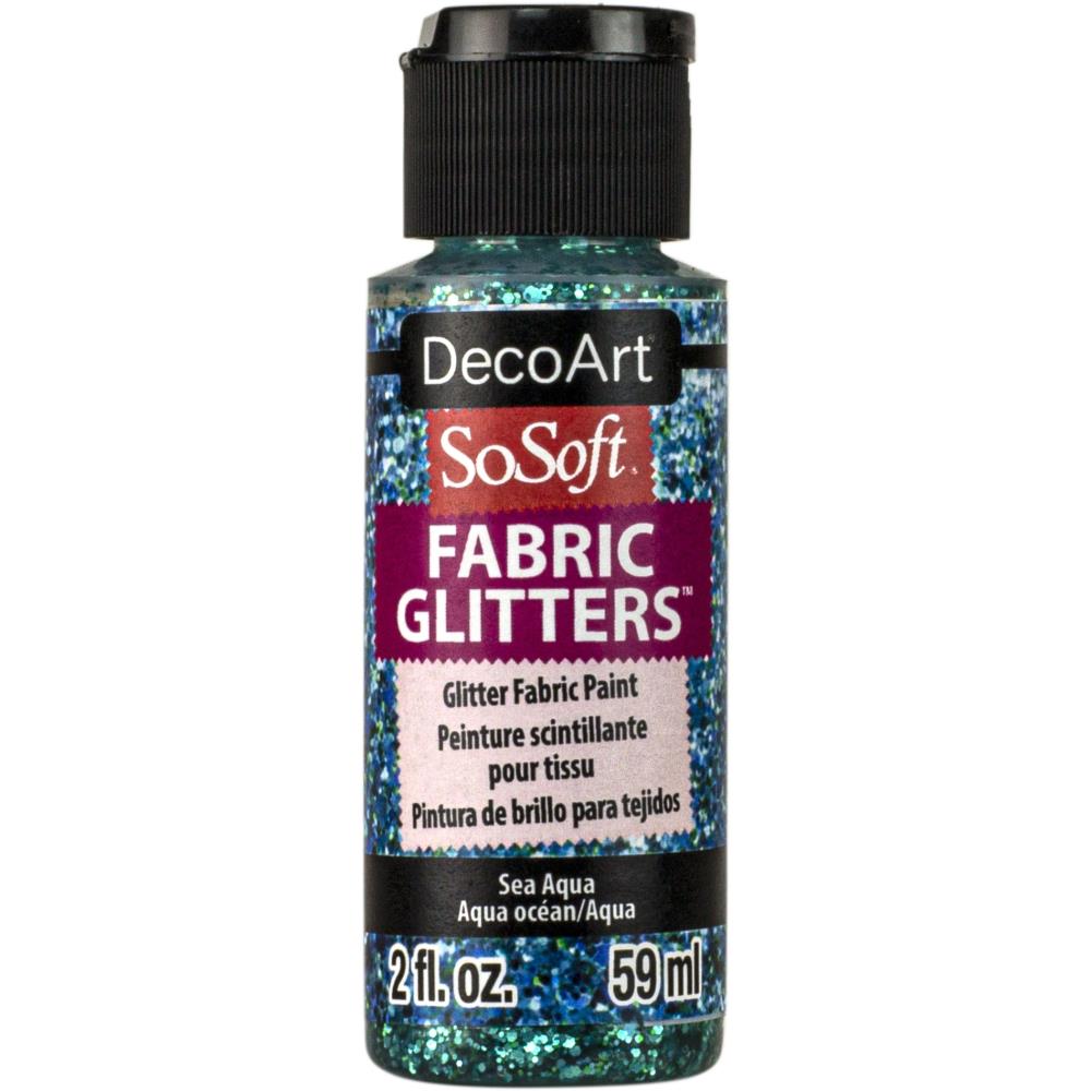 Decoart SoSoft Fabric Glitters, 2oz