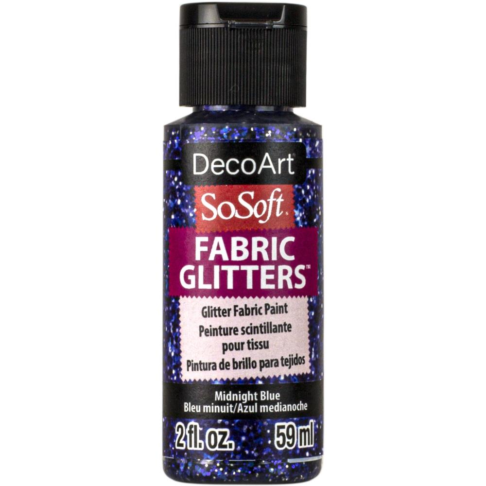 Decoart SoSoft Fabric Glitters, 2oz