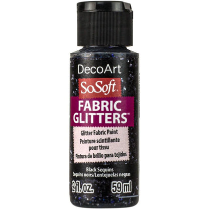 Decoart SoSoft Fabric Glitters, 2oz