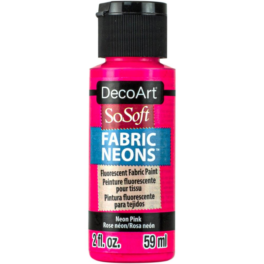 Decoart SoSoft Fabric Neon, 2oz