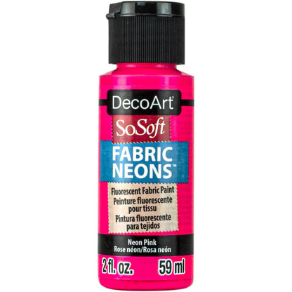 Decoart SoSoft Fabric Neon, 2oz