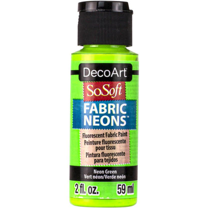 Decoart SoSoft Fabric Neon, 2oz