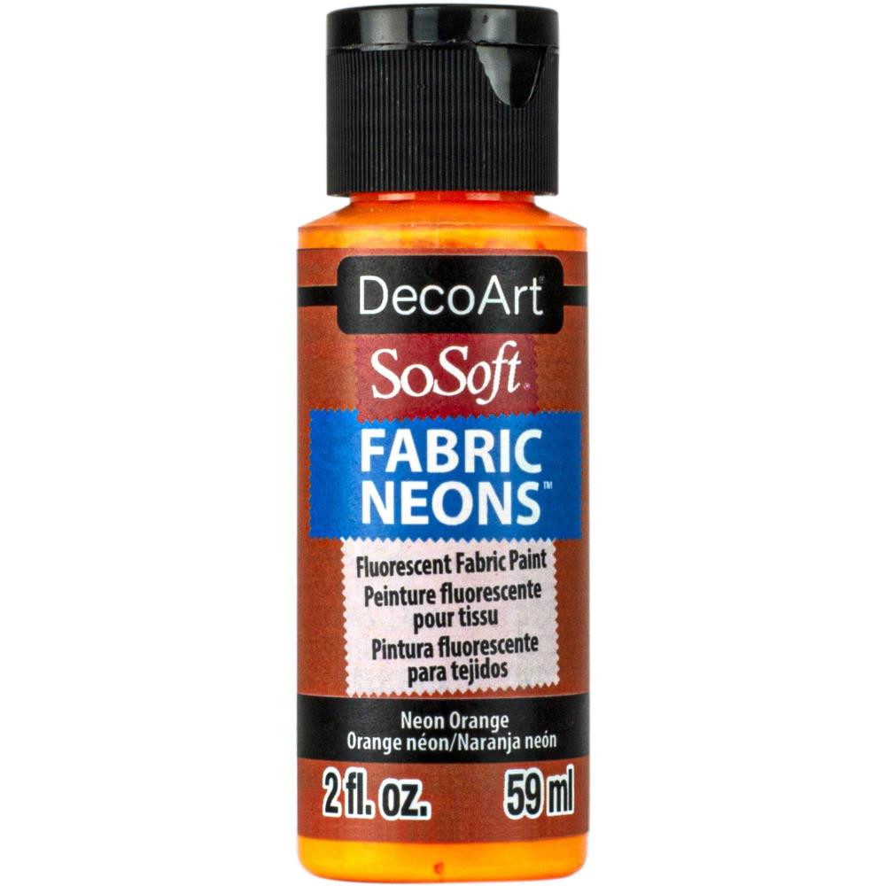 Decoart SoSoft Fabric Neon, 2oz