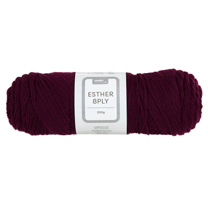 Makr Esther 8ply Crochet & Knitting Yarn, 200g Polyester Yarn