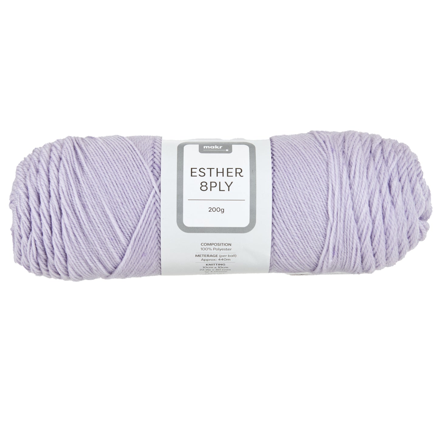 Makr Esther 8ply Crochet & Knitting Yarn, 200g Polyester Yarn