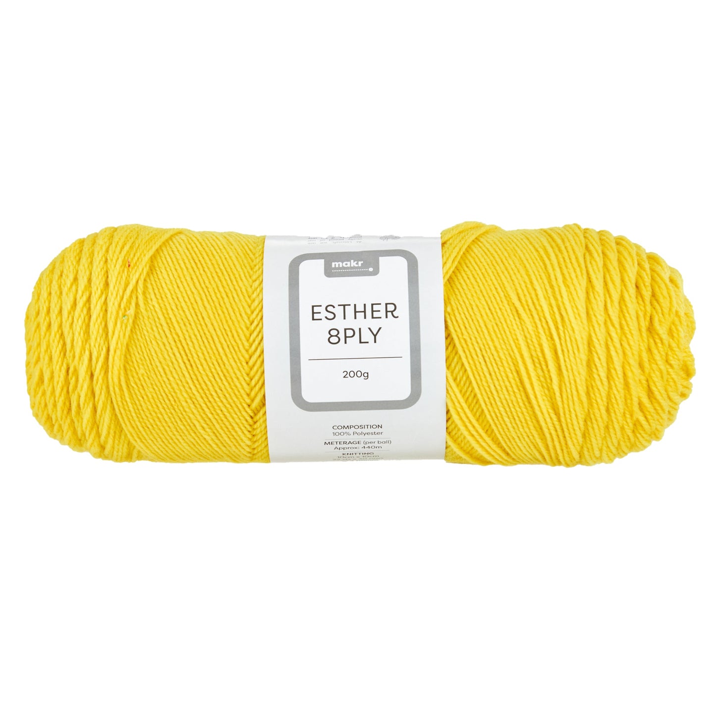 Makr Esther 8ply Crochet & Knitting Yarn, 200g Polyester Yarn