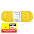 Makr Esther 8ply Crochet & Knitting Yarn, Vibrant Yellow- 200g Polyester Yarn