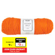 Makr Esther 8ply Crochet & Knitting Yarn, Orange Tiger- 200g Polyester Yarn