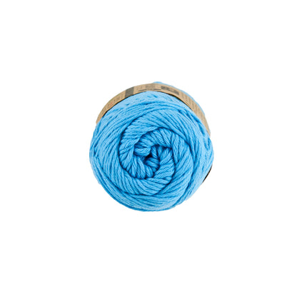 Makr Organic Cotton Crochet & Knitting Yarn, Ethereal Blue- 100g Cotton Yarn