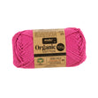Makr Organic Cotton Crochet & Knitting Yarn, Magenta- 100g Cotton Yarn