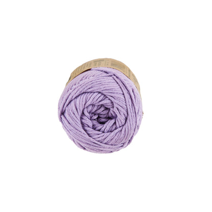 Makr Organic Cotton Crochet & Knitting Yarn, Lilac- 100g Cotton Yarn