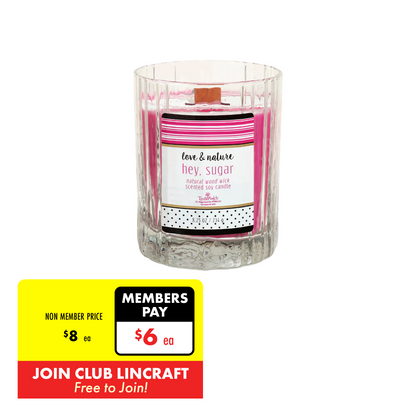 Love & Nature Candle, Hey Sugar- 234g