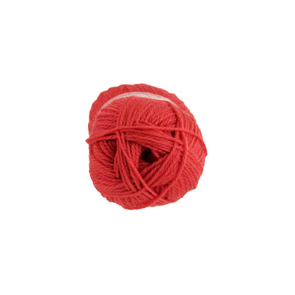 Makr Cosy Wool Crochet & Knitting Yarn 8ply, Hibiscus- 100g Wool Yarn