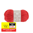 Makr Cosy Wool Crochet & Knitting Yarn 8ply, Hibiscus- 100g Wool Yarn