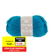 Makr Cosy Wool Crochet & Knitting Yarn 8ply, Tahitian Teal- 100g Wool Yarn