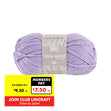 Makr Cosy Wool Crochet & Knitting Yarn 8ply, Pastel Lilac- 100g Wool Yarn