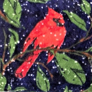 Printed Polar Fleece Fabric, Birds- 140cm Width