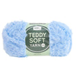 Makr Teddy Soft Crochet & Knitting Yarn, Chambray Blue- 100g Polyester Yarn