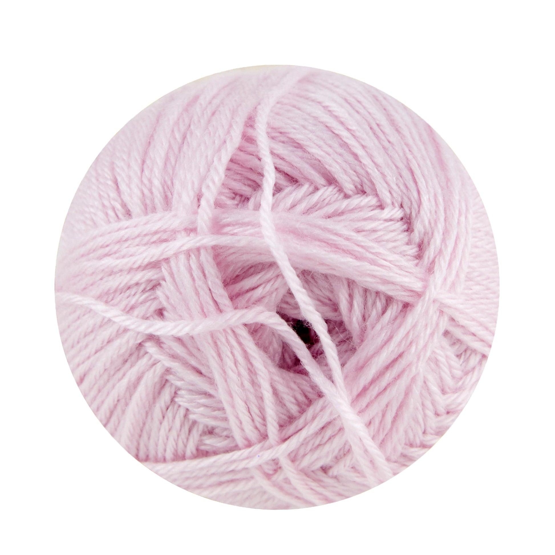 Makr Baby Soft Crochet & Knitting Yarn 8ply, Light Lilac- 100g Soft Acrylic Nylon Blend Yarn