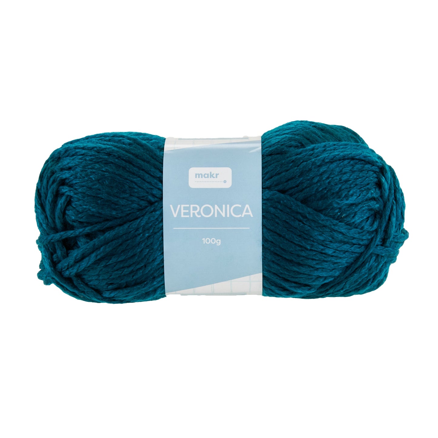 Makr Veronica Crochet & Knitting Yarn, Harbour Blue- 100g Acrylic Yarn