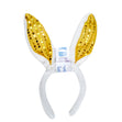 Easter Glitter Bunny Ears, Light Yellow