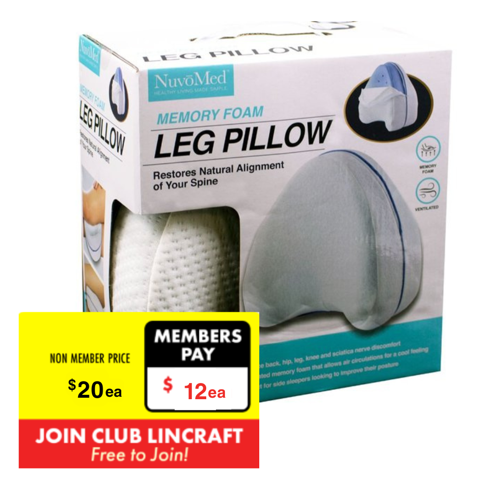 NuvoMed Memory Foam Leg Pillow