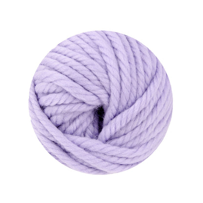 Makr Chunky Wool Crochet & Knitting Yarn, Pastel Lilac- 100g Wool Yarn