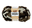 Makr Thicck & Chunky Crochet & Knitting Yarn, Suede Brown Grey Mix- 500g Polyester Yarn