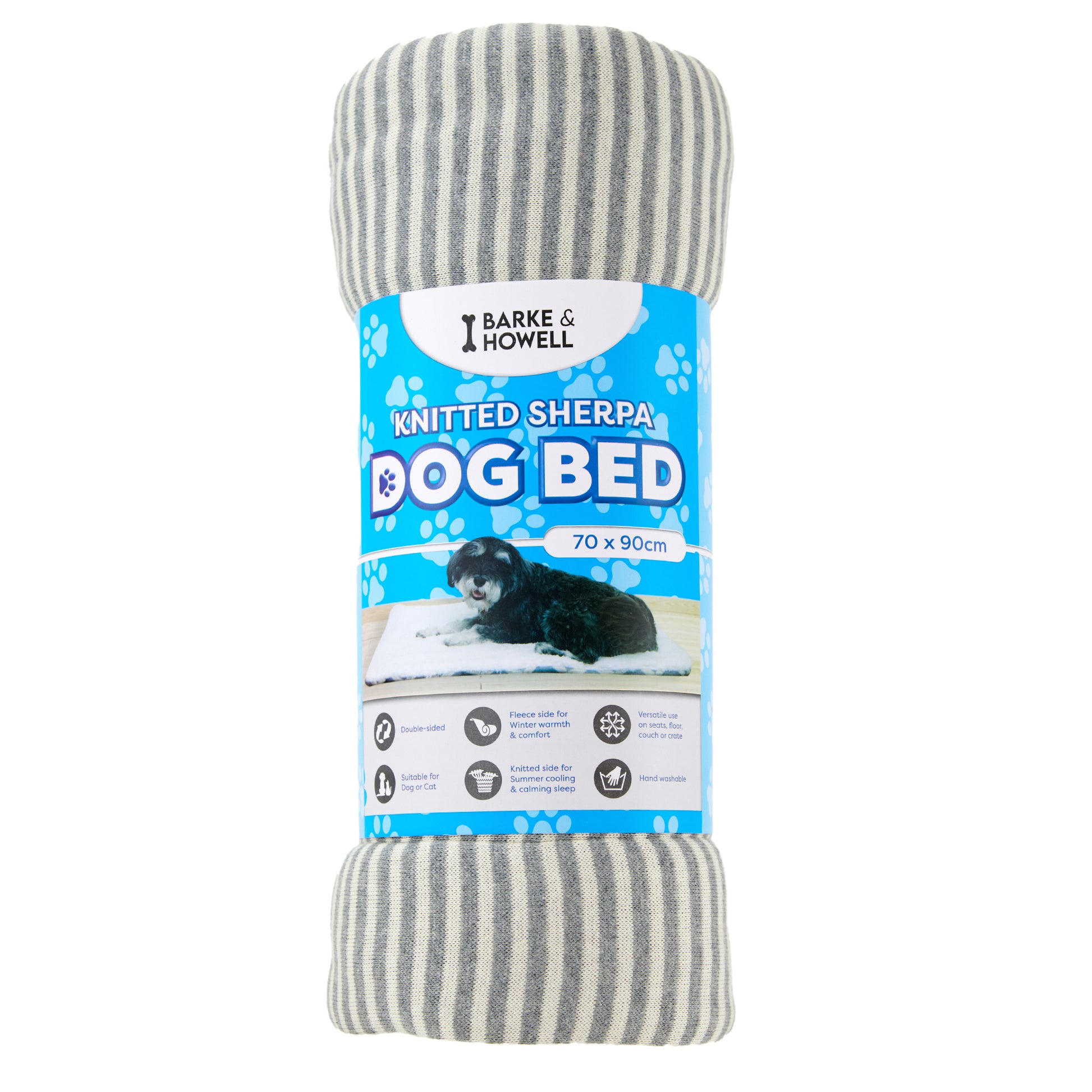 Barke & Howell Knitted Pet Bed- 70x90cm