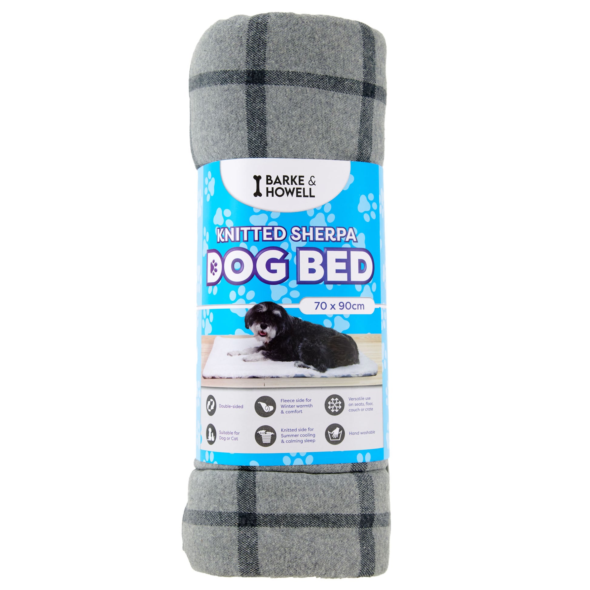 Barke & Howell Knitted Pet Bed- 70x90cm