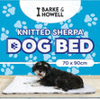 Barke & Howell Knitted Pet Bed- 70x90cm