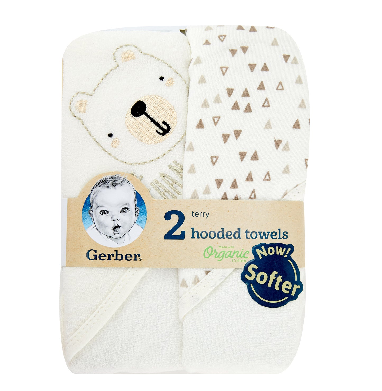 Gerber 2 Terry Hooded Towels