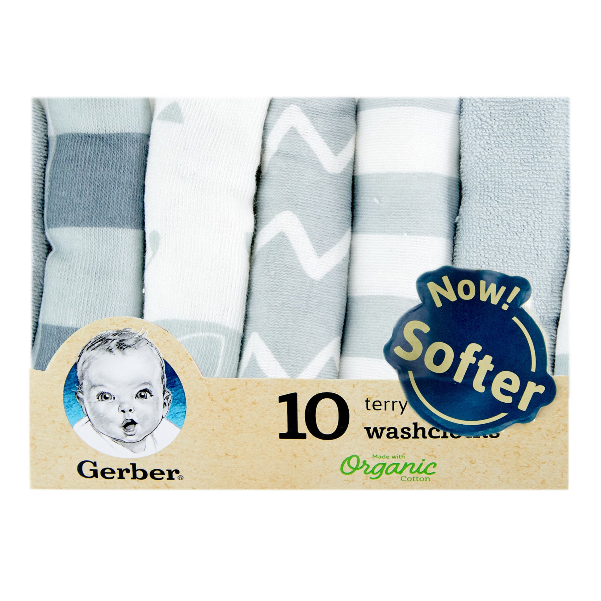Gerber 10 Terry Washcloths