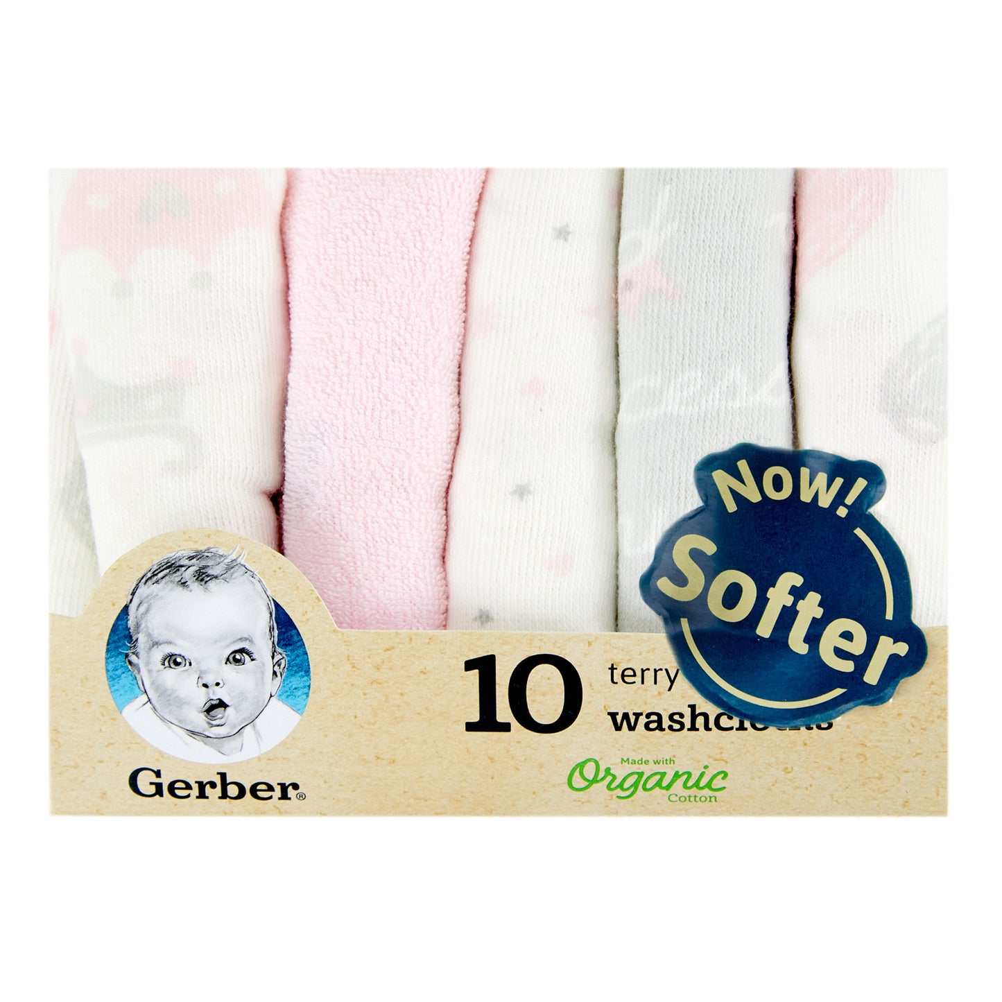 Gerber 10 Terry Washcloths