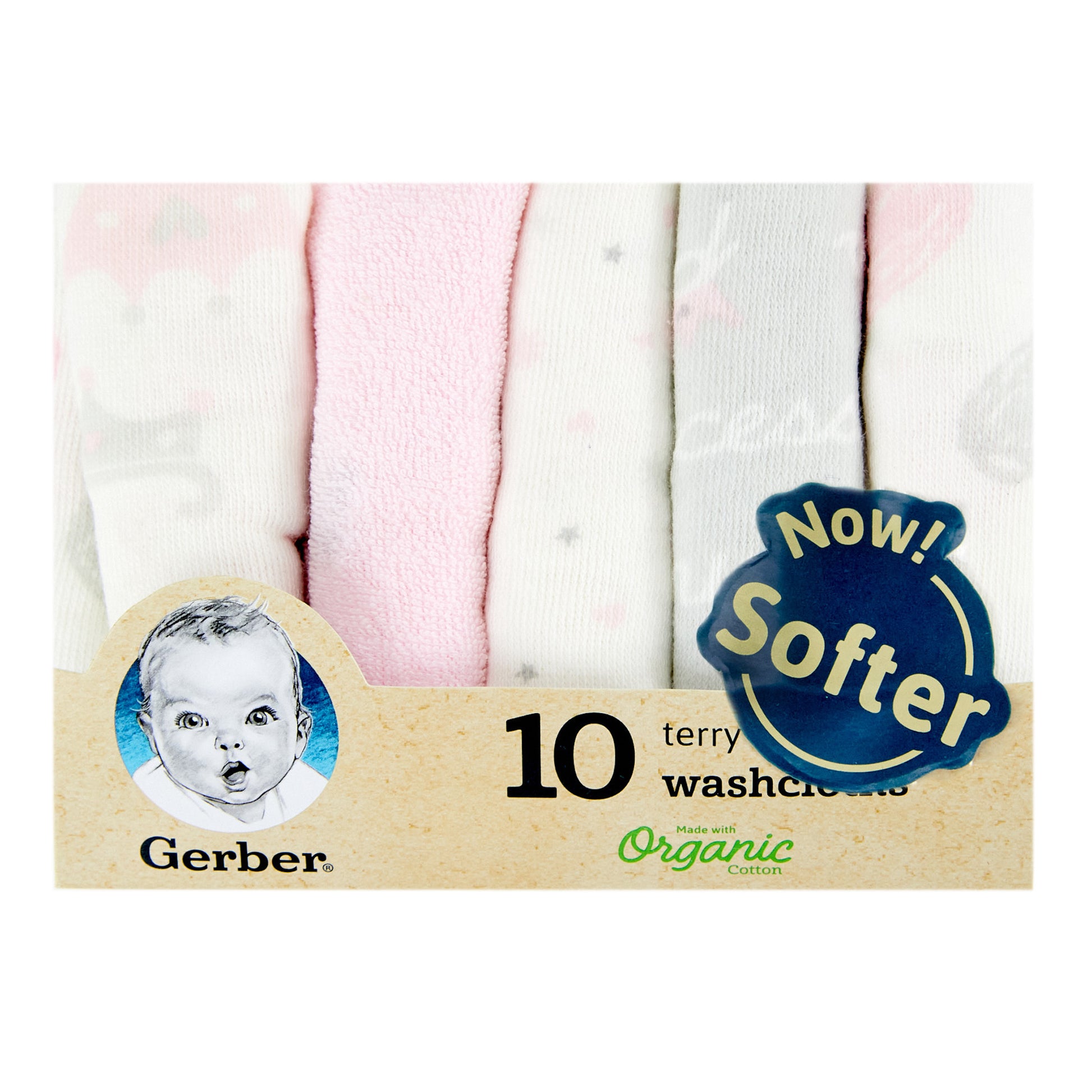 Gerber 10 Terry Washcloths