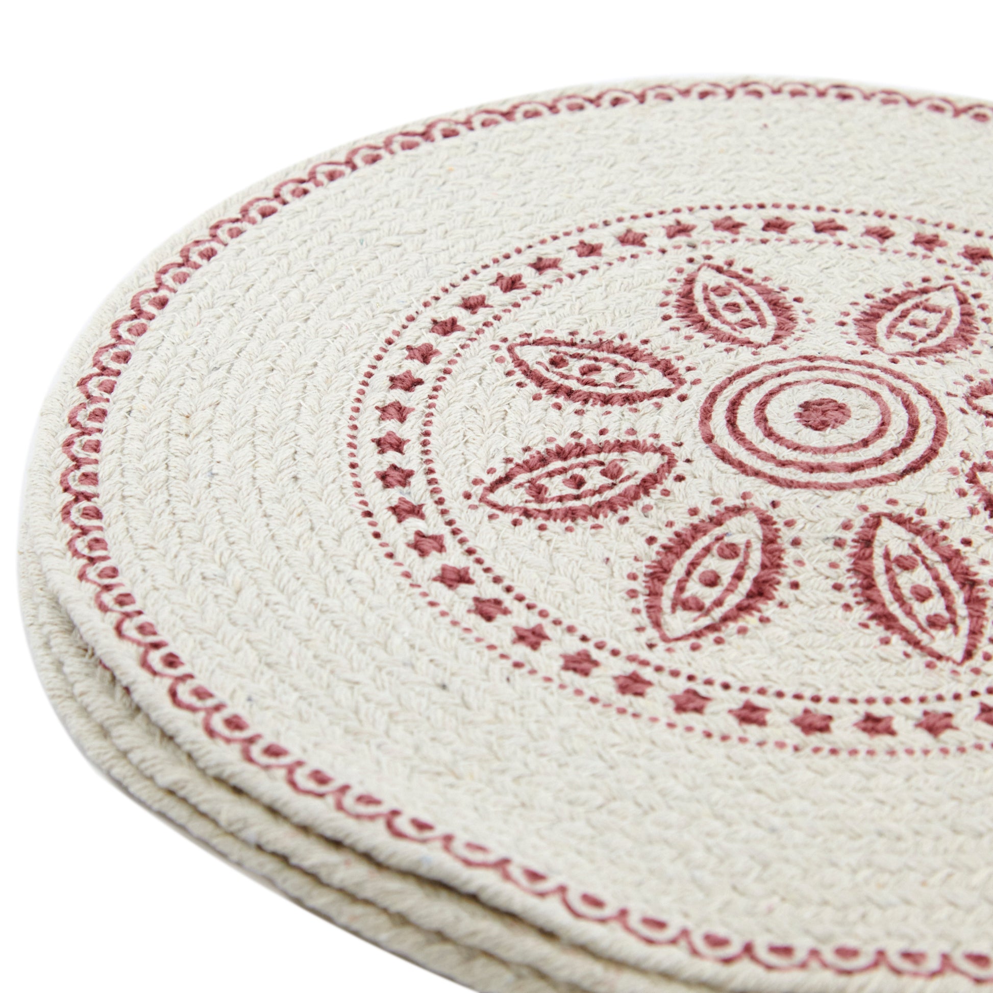 Formr Cotton Braided Placemats - 4pk
