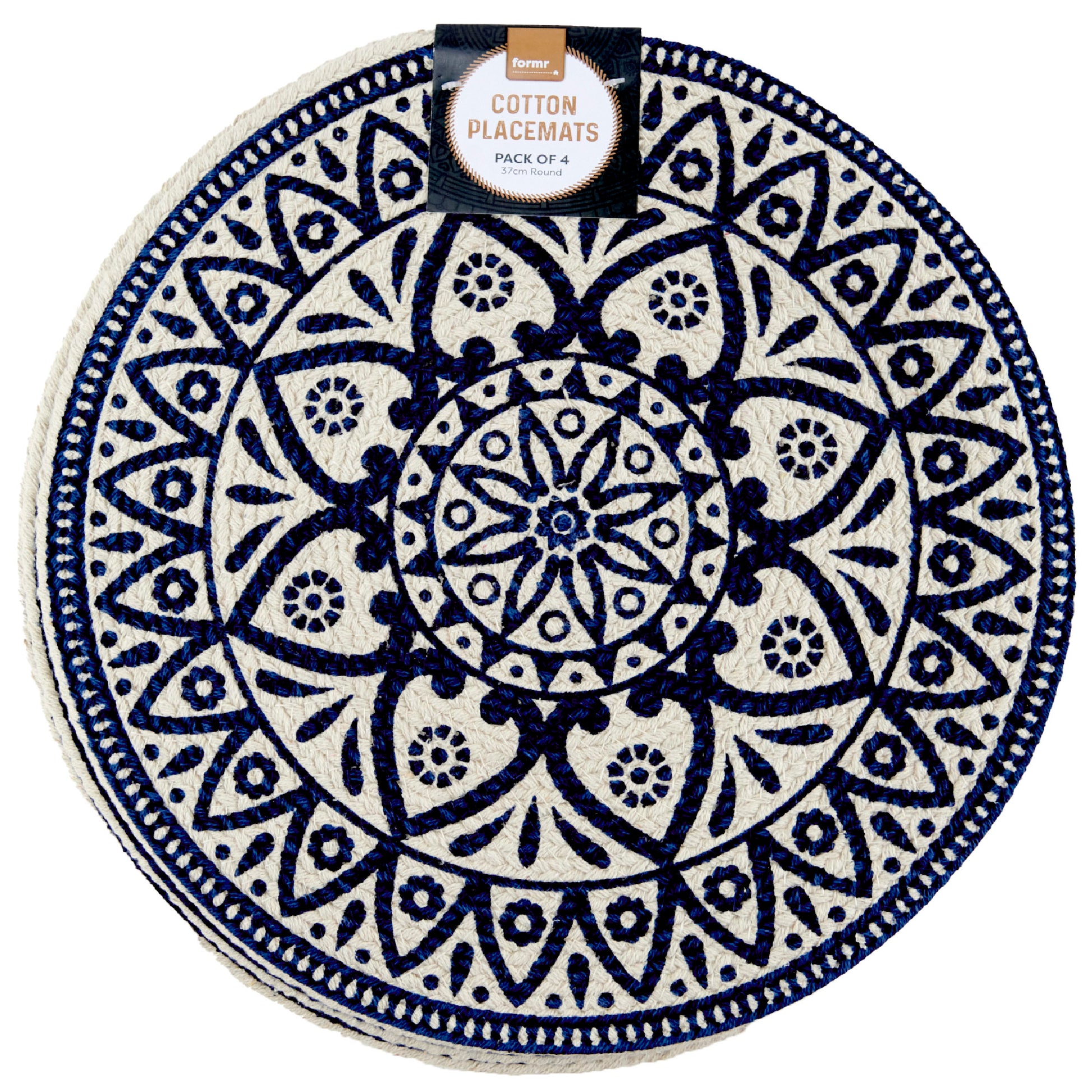 Formr Cotton Braided Placemats - 4pk