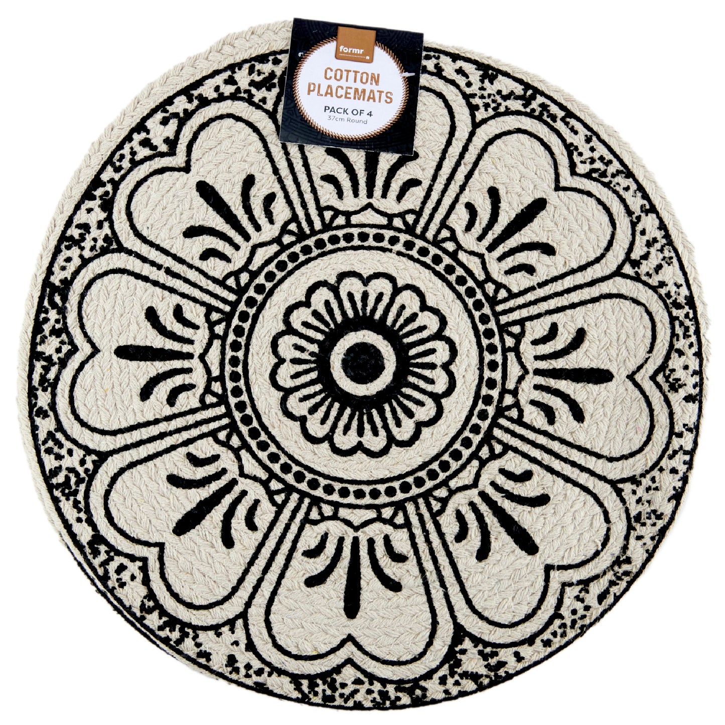 Formr Cotton Braided Placemats - 4pk