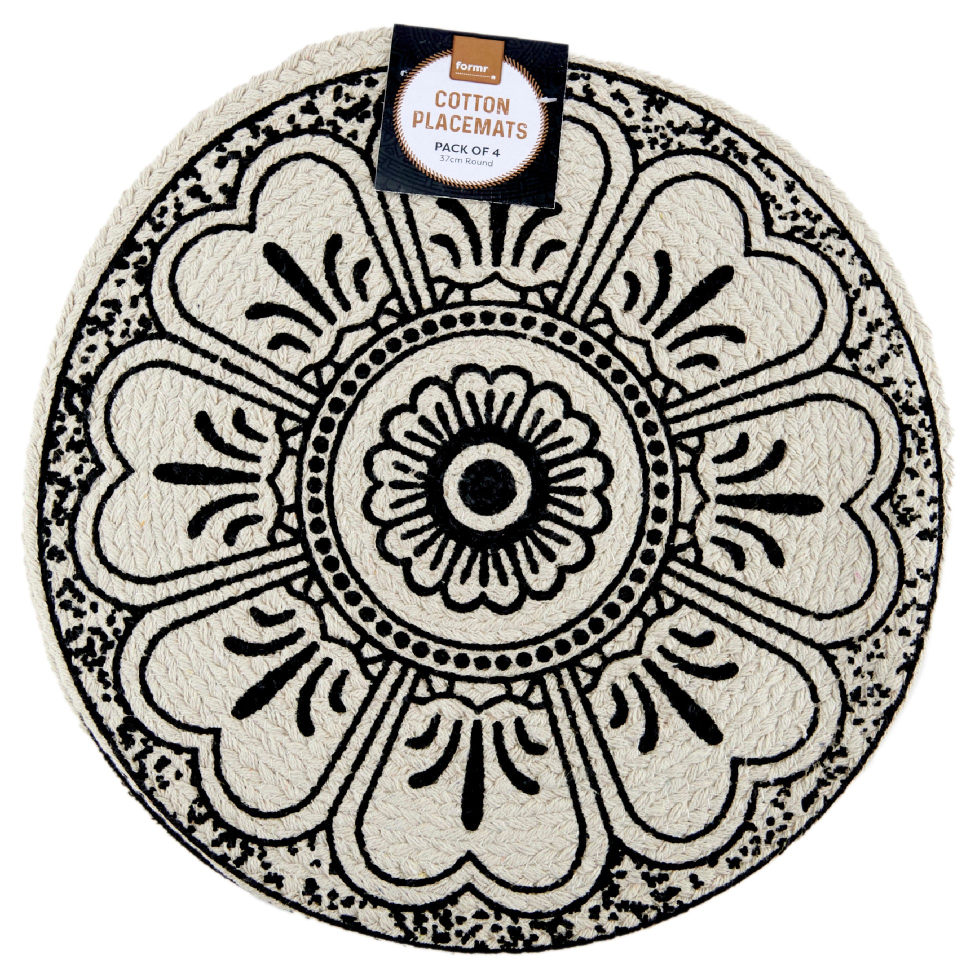 Formr Cotton Braided Placemats - 4pk