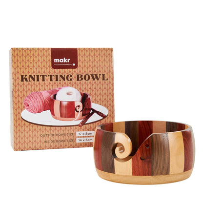 Wooden Yarn Bowl