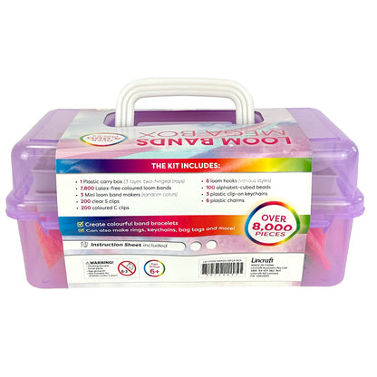 Little Makr Rainbow Band Mega Box- 8000pc