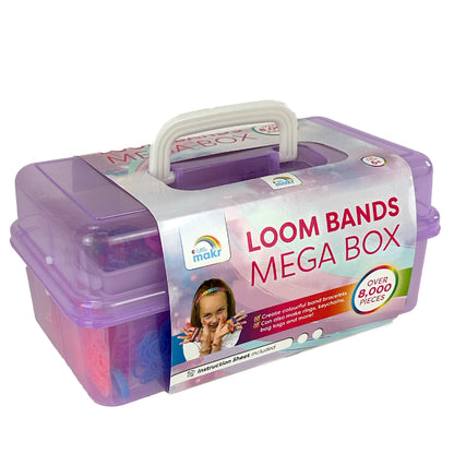 Little Makr Rainbow Band Mega Box- 8000pc