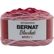 Bernat Blanket Ombre Yarn, Burgundy Ombre- 300g Polyester Yarn