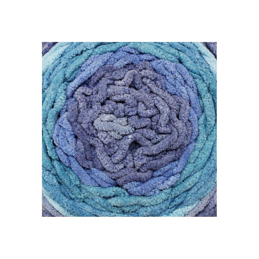 Bernat Blanket Ombre Yarn, Shade Blue Ombre- 300g Polyester Yarn