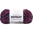 Bernat Blanket Stripes Yarn, Burgundy- 300g Polyester Yarn