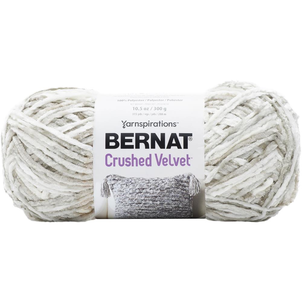 Bernat Blanket Stripes Yarn, White- 300g Polyester Yarn