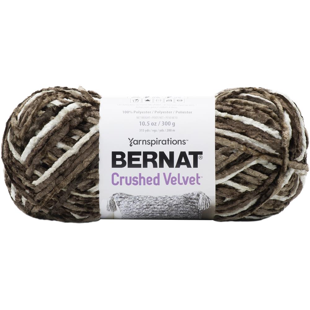 Bernat Blanket Stripes Yarn, Taupe- 300g Polyester Yarn