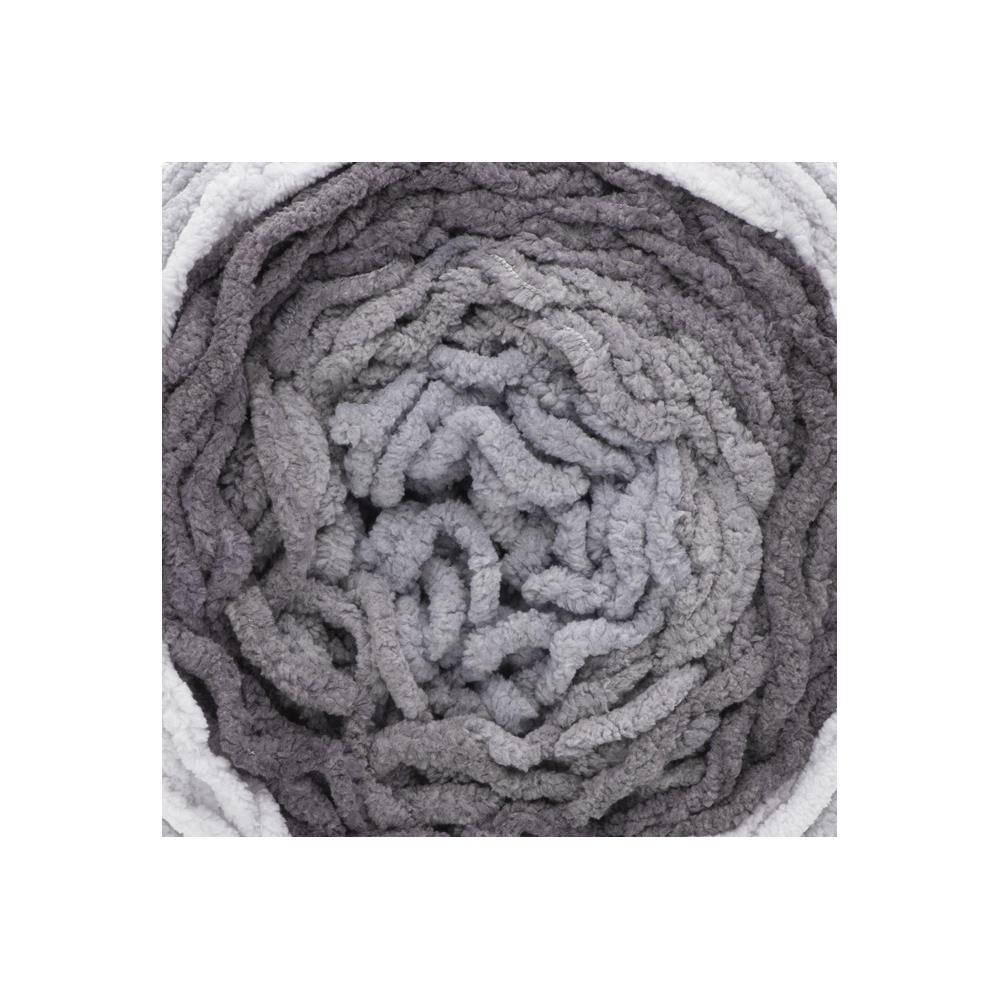 Bernat Blanket Ombre Yarn, Charcoal Ombre- 300g Polyester Yarn