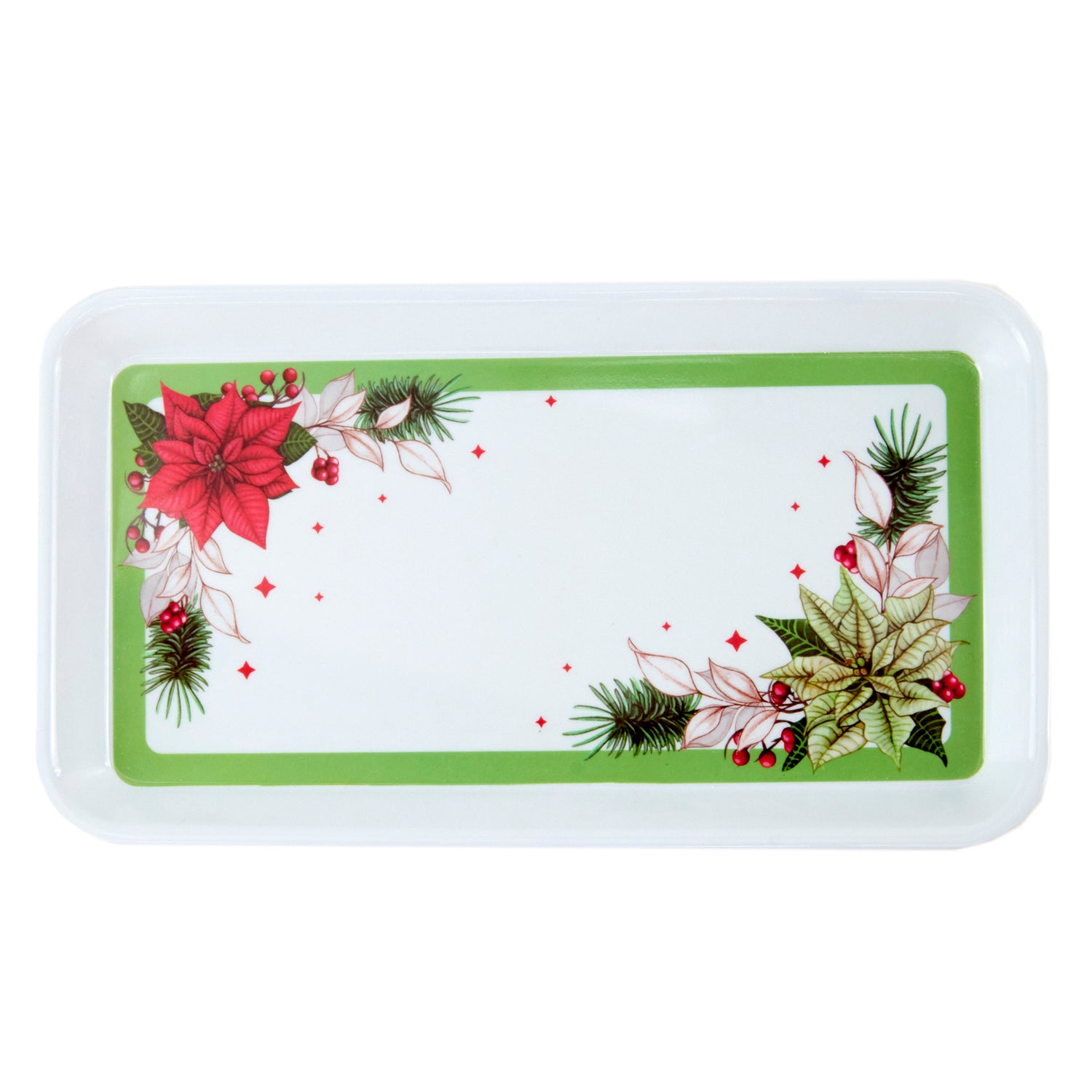 Christmas Melamine Tray Sandwich Rectangle